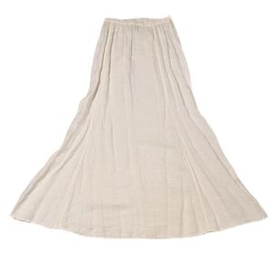 FLAX Jeanne Engelhart Linen Trumpet Maxi Skirt L